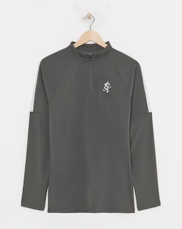 Gym King Core Plus Poly Funnel 1/4 Zip Top