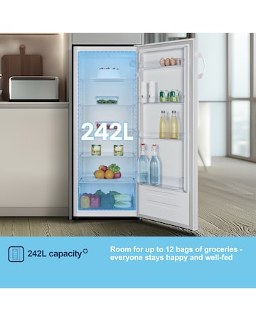 Fridgemaster MTL55242E Upright Larder Fridge E Rated