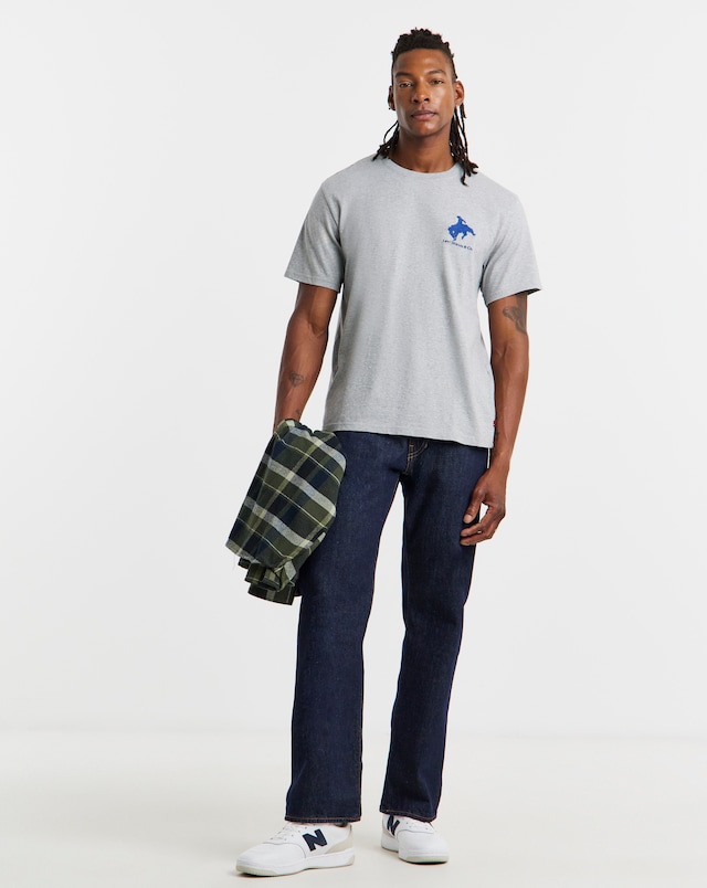 Levi's 555 Relaxed Straight Fit Jeans - Dark Indigo