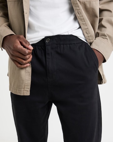 Elasticated Waist Straight Fit Chino