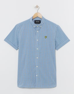 Lyle &amp; Scott Short Sleeve Gingham Shirt