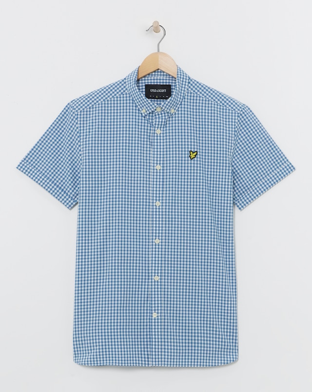 Lyle & Scott Short Sleeve Gingham Shirt