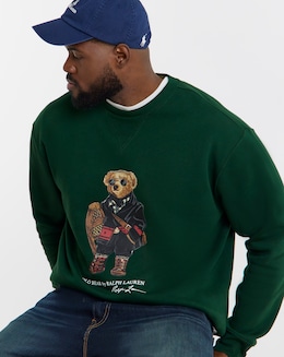 Polo Ralph Lauren Christmas Bear Crew Sweat - Green