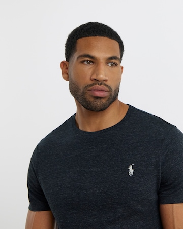 Polo Ralph Lauren Classic Short Sleeve T-Shirt - Black Marl
