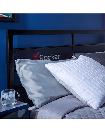 X Rocker Base Camp Double Bed with Vesa Mount Bracket - Black