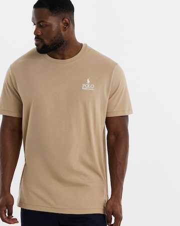 Polo Ralph Lauren Short Sleeve Chest Logo T-Shirt - Beige