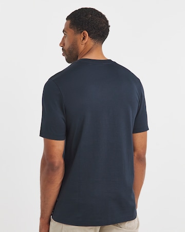 BOSS Short Sleeve Floral Graphic T-Shirt - Navy
