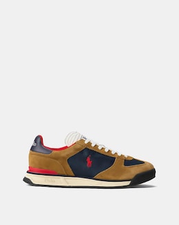 Polo Ralph Lauren Varick Trainers - Tan Multi