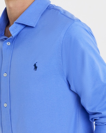 Polo Ralph Lauren Long Sleeve Stretch Jersey Shirt - Blue