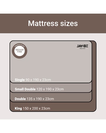 Jay-Be Hybrid 2200 e-Pocket Truecore Mattress - Firm