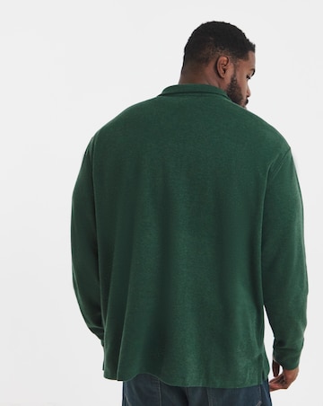 Polo Ralph Lauren Estate Rib 1/4 Zip Pullover - Green