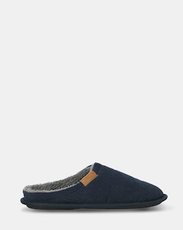 Jack &amp; Jones Cordie Mule Slipper - Navy