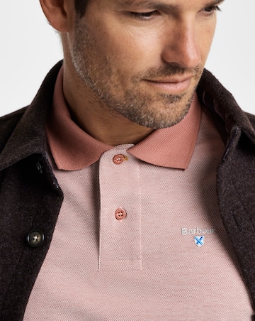 Barbour Essential Sports Mix Polo Shirt - Pink