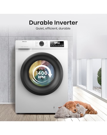 Hisense WF1Q9041BW 1 Series 9kg 1400 Spin Washing Machine - White