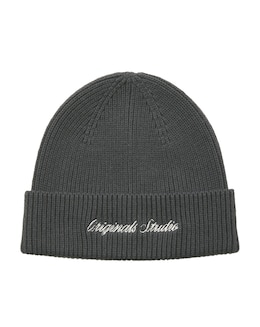 Jack & Jones Norrebro Embroidered Beanie - Grey