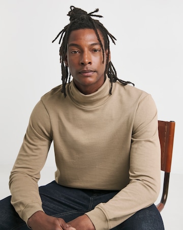 Long Sleeve Jersey Roll Neck Long