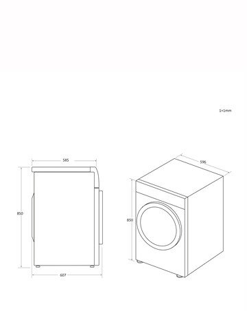 Candy Smart CSEH8A2LE 8kg Heat Pump Tumble Dryer White + Install