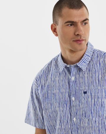 Napapijri Elior Short Sleeve Shirt - Stripe