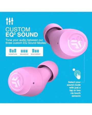 JLAB GO Air Pop True Wireless Earbuds - Pink