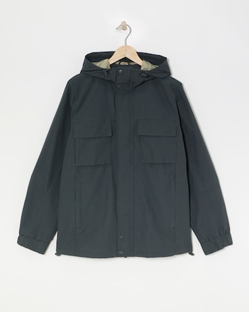 Charcoal Lightweight Chest Pocket Jacket