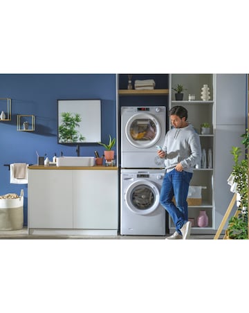 Candy Smart Pro Inverter CRO EC9TG-80 WiFi 9Kg Condenser Tumble Dryer White