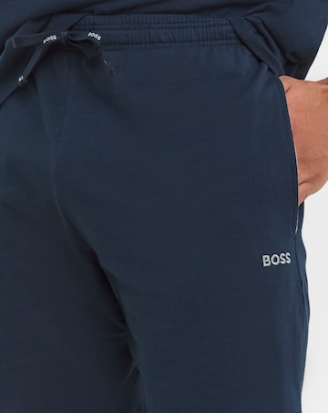Boss Mix & Match Logo Lounge Short in Navy