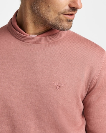 Barbour Pima Cotton Crew Neck Sweater - Pink