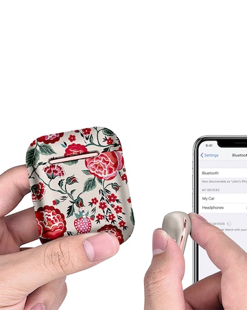 VQ Wren Wireless Earbuds - Cath Kidston Strawberry Garden