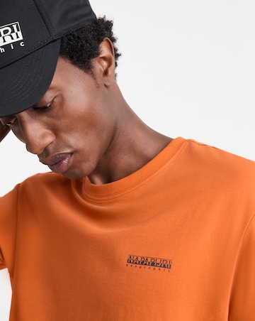 Napapijri Guide Back Graphic T-Shirt - Orange