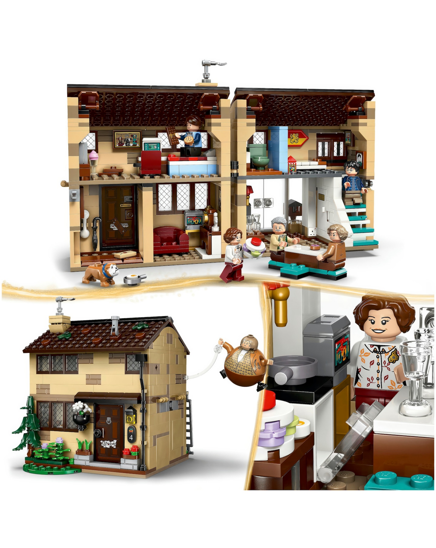 LEGO Harry Potter Privet Drive: Aunt Marge's Visit, Buildable