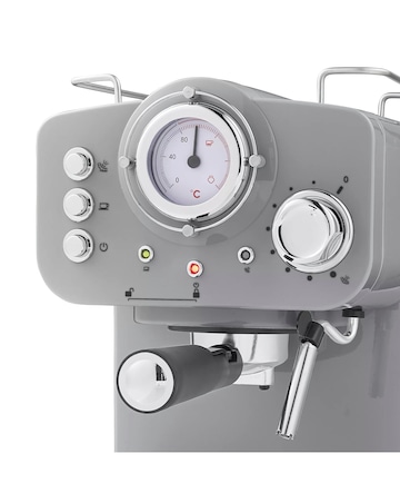 Swan Digital Pump Espresso Coffee Machine With Milk Frother