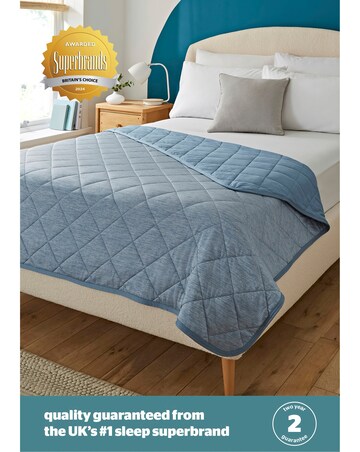 Silentnight Restore Cooling Lightweight Blanket Blue