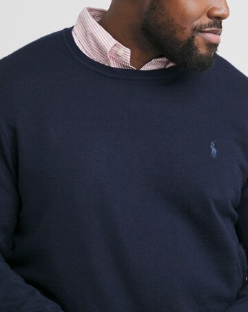 Polo Ralph Lauren Navy Wool Knit Merino Jumper