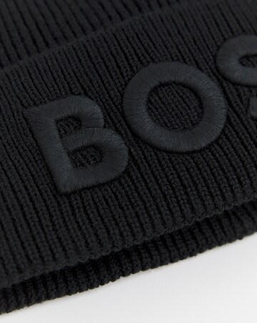 BOSS Black Logo Knitted Hat