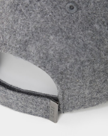 BOSS Wool Logo Cap - Charcoal