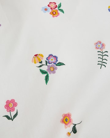 Ivy Floral Cotton Blend Duvet Cover Set