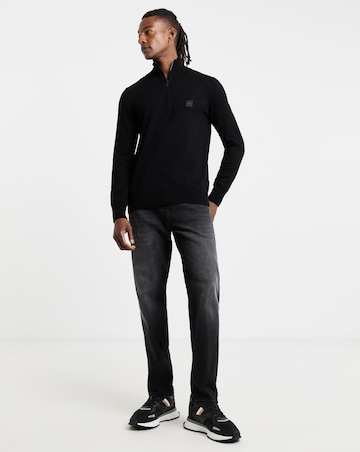 BOSS Classic Black 1/4 Zip Jumper