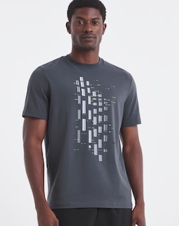 BOSS  Short Sleeve Graphic T-Shirt - Dark Grey