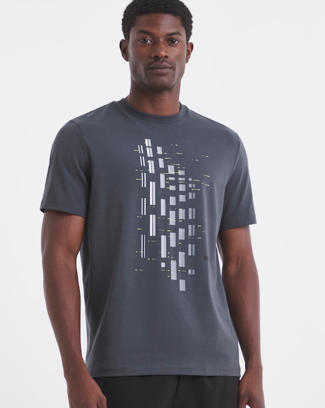 BOSS Short Sleeve Graphic T-Shirt - Dark Grey
