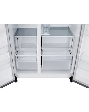 LG GSLC41PYPE Total No Frost American Fridge Freezer Silver