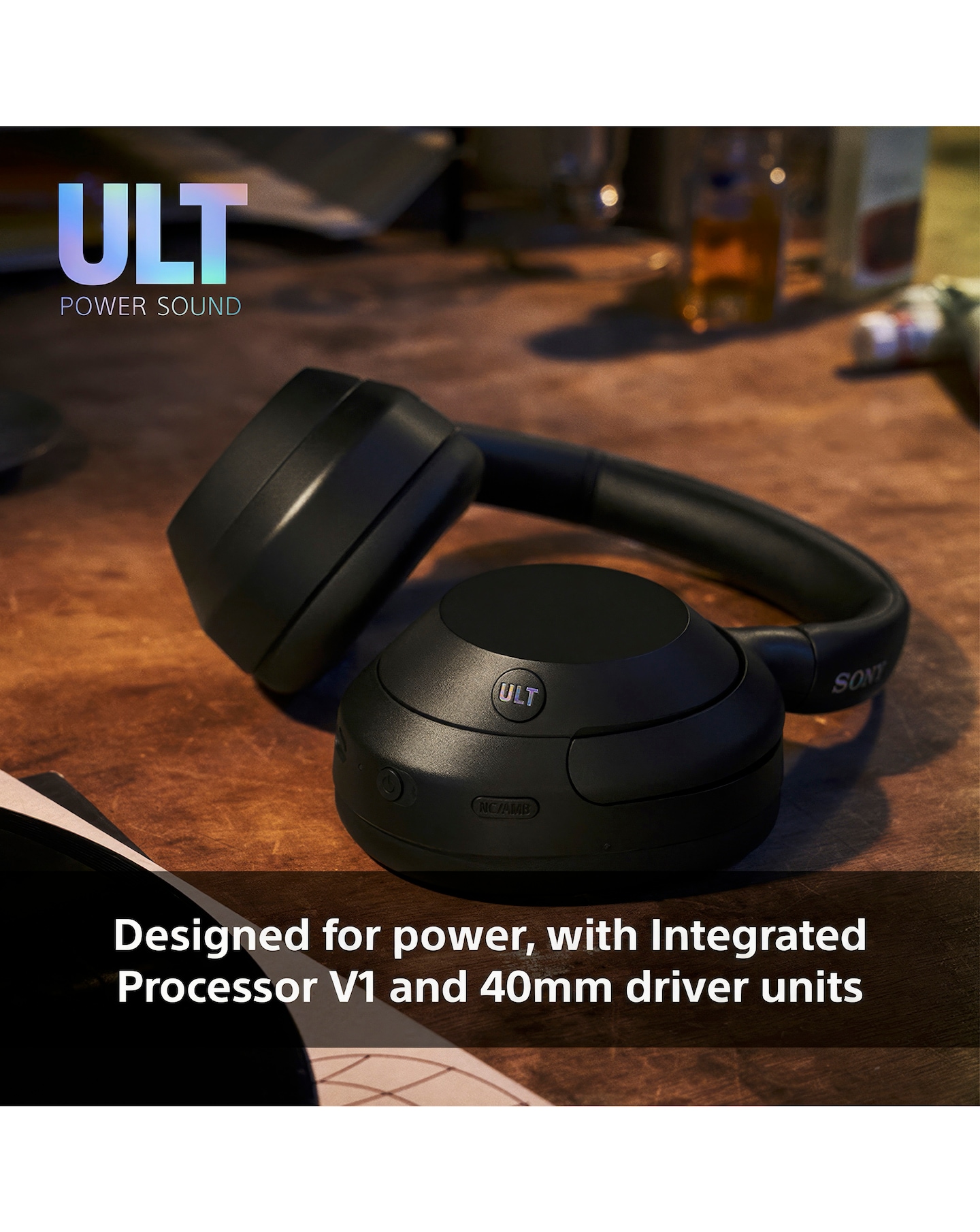 Sony ULT WEAR Wireless Over-Ear Headphones - Forest Grey | Jacamo