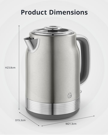 Swan Retro Revive Jug Kettle Stainless Steel