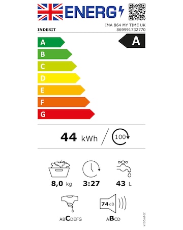 Indesit IMA 864 My Time Washing Machine - White