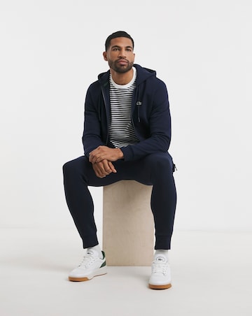 Lacoste Classic Zip Through Hoodie - Navy