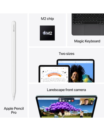 Apple iPad Air (M2, 2024) 13inch Wi-Fi 256GB - Purple