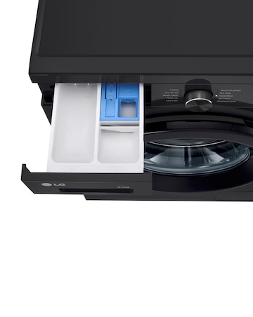 LG Series 2 Direct Drive? W4X1095NNK 9 kg Washer Dryer - Onyx Black - A/E Rated