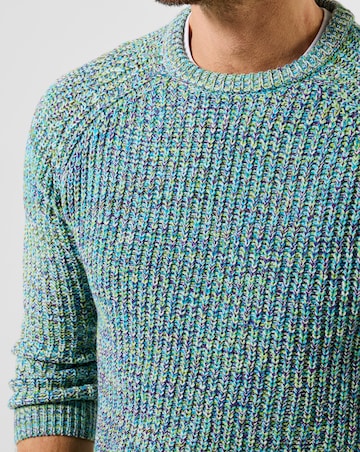 Joe Browns Summer Fresh Crew Knit - Green Multi