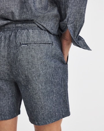 Barbour Stillwater Linen Blend Short - Navy