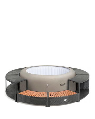 Lay-Z-Spa 180cm Round Rattan Hot Tub Surround