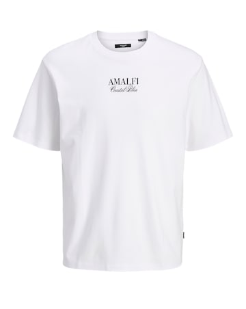 Jack & Jones Amalfi Back Graphic T-Shirt - White